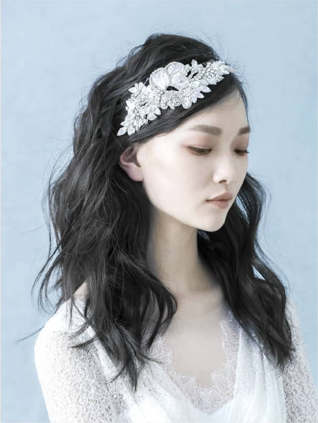 『雪の花』W19SS-2-4-WH｜コーム／ホワイト　¥95,040